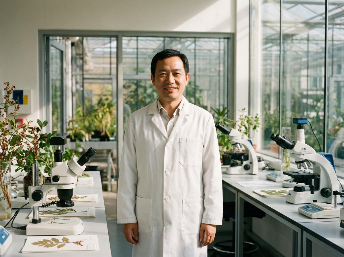 黄色仓库植物专家陈建华